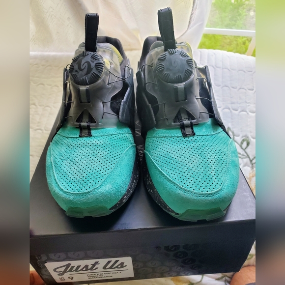 Pristine Condition! Ronnie Fieg x KITH COA Puma Disc OG Atlantis sz9 - Picture 4 of 7